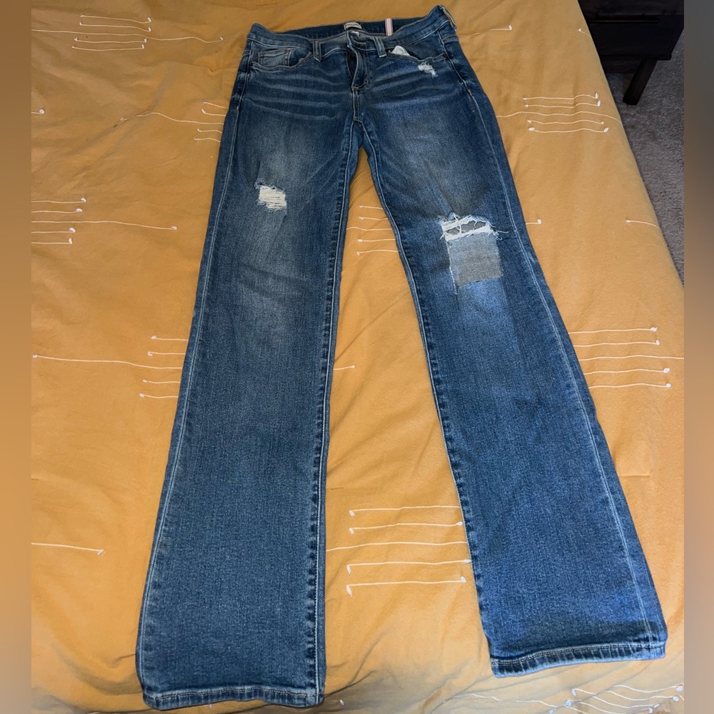 Sneak Peek Distressed Denim Skinny Jeans Size 5